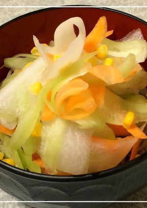 夏野菜の簡単♪楽チン♪ぶっかけ蕎麦-レシピのメイン写真