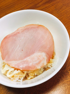 ズボラ飯!ハムマヨ丼覚え書き-レシピのメイン写真