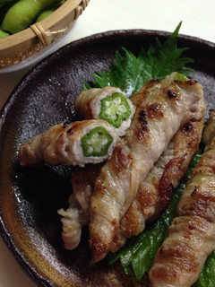 オクラの肉巻き-レシピのメイン写真