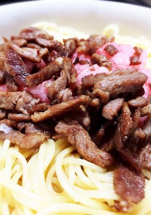 梅大根パスタ-レシピのメイン写真