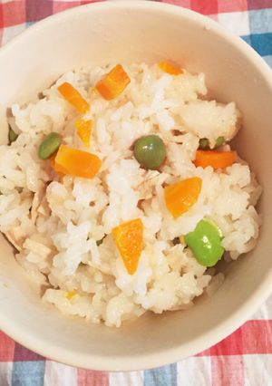 チキン炊き込み御飯-レシピのメイン写真
