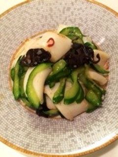 いかときゅうりの中華炒め-レシピのメイン写真