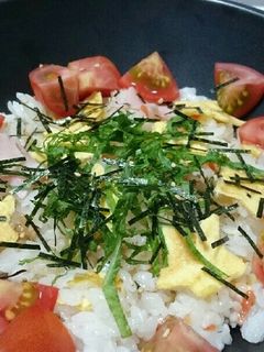 ずぼら七夕寿司-レシピのメイン写真
