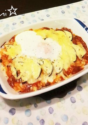 超簡単☆なすのミートソースドリア-レシピのメイン写真