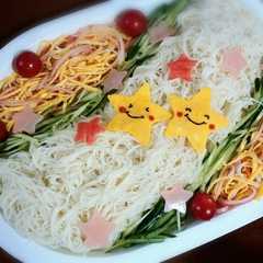 รูปของ お星さまの天の川...素麺☆七夕☆