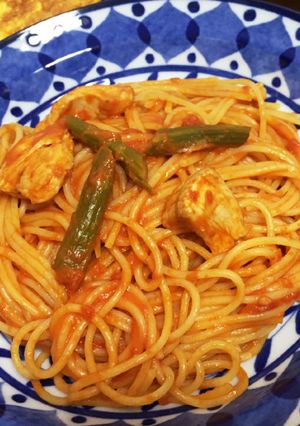 トマトクリームパスタ 勝負麺-レシピのメイン写真
