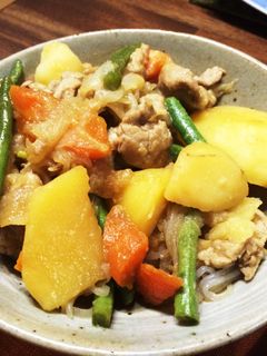 普通の鍋でOK!無水で作る肉じゃが♡-レシピのメイン写真