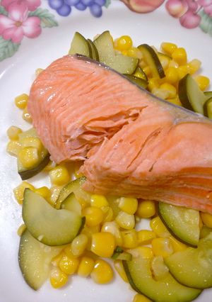サーモンの白ワイン煮-レシピのメイン写真