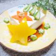 七夕の流れ星風☆冷ややっこ