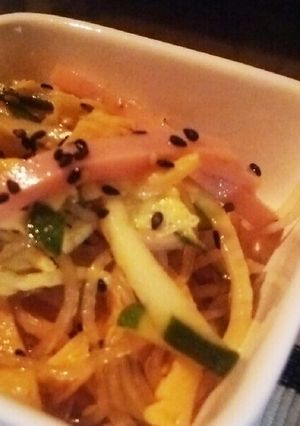 我が家の簡単美味しい拌三絲♬-レシピのメイン写真