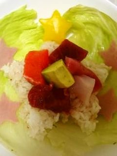 星に願いを!サラダ風ちらし寿司-レシピのメイン写真