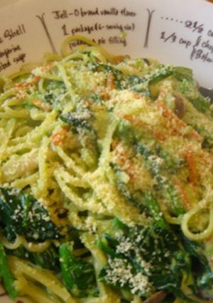 ほうれん草×豆腐deグリーンカルボナーラ-レシピのメイン写真