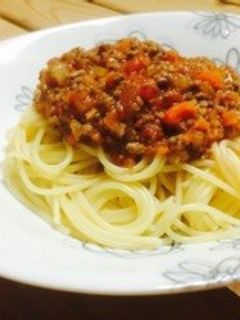 野菜たっぷりミートソース-レシピのメイン写真
