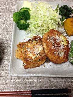 ズッキーニの挟み揚げ-レシピのメイン写真