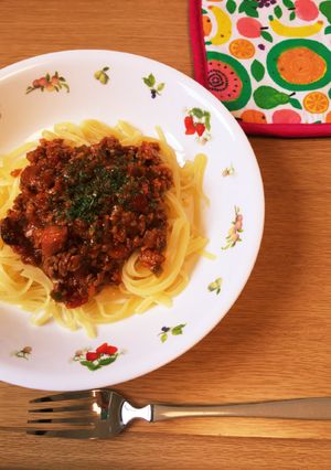 簡単！野菜たっぷりミートソース-レシピのメイン写真