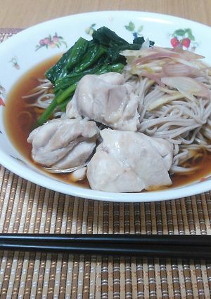 簡単!かけそば-レシピのメイン写真