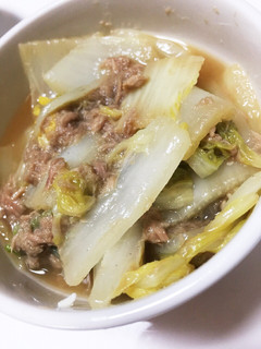 **簡単♬白菜とツナのうまあま煮**-レシピのメイン写真