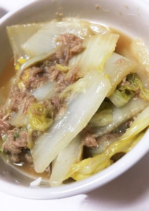 *＊簡単♬白菜とツナのうまあま煮＊*-レシピのメイン写真