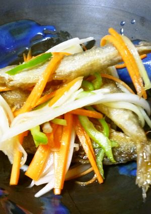 骨までＯＫ！麺つゆで簡単♡アジの南蛮漬け-レシピのメイン写真