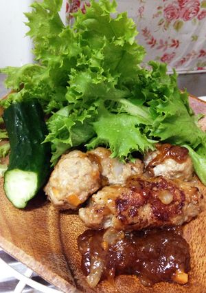 豆腐でカサ増しヘルシー蒸しハンバーグ！-レシピのメイン写真