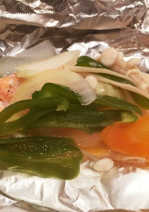 簡単おいしい！鮭のホイル蒸し-レシピのメイン写真