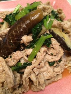 ごま油香る★なすと豚肉のオイマヨ炒め-レシピのメイン写真