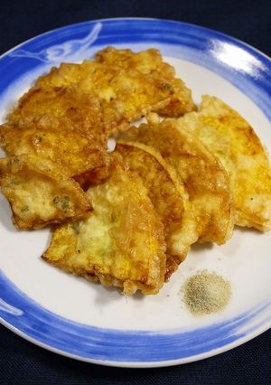 簡単！種ごとコリンキーの天ぷら-レシピのメイン写真