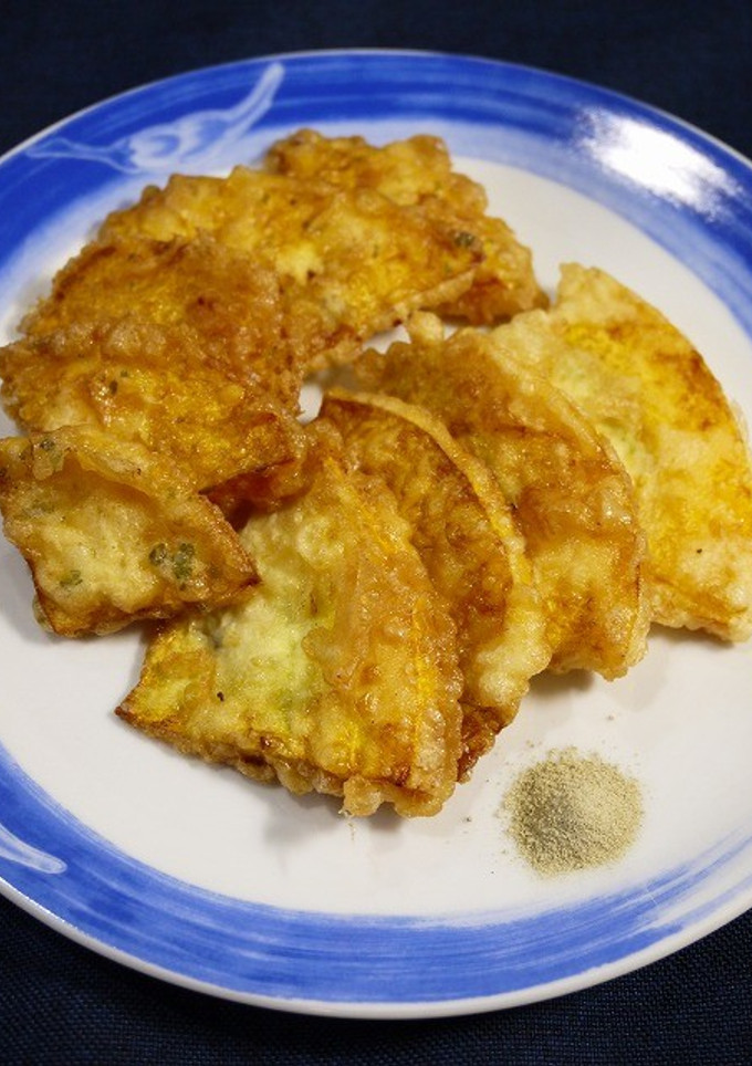 簡単！種ごとコリンキーの天ぷら-レシピのメイン写真
