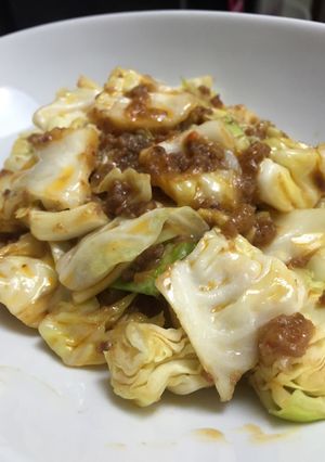 ご飯がすすむ♪肉味噌キャベツ-レシピのメイン写真