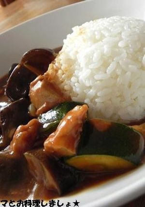 簡単10分★なすとズッキーニのツナカレー-レシピのメイン写真