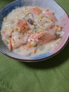牛乳で簡単♪鮭と野菜のクリーム煮☆-レシピのメイン写真