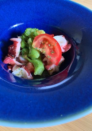 食感を楽しむタコと野菜のマリネ-レシピのメイン写真