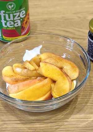 電子レンジで簡単♪バニラりんごヨーグルト-レシピのメイン写真