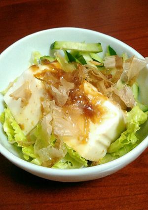 冷奴にかけて☆梅ドレッシング♪-レシピのメイン写真