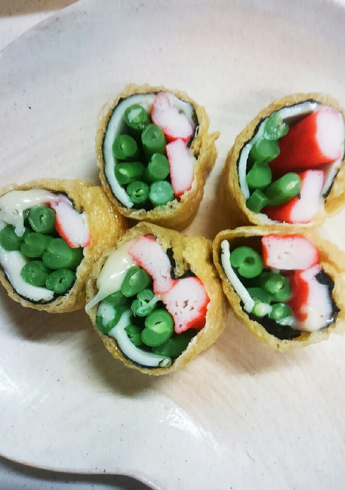 油揚げで巻きました-レシピのメイン写真