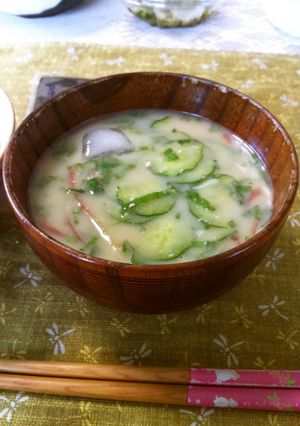わが家の冷や汁-レシピのメイン写真