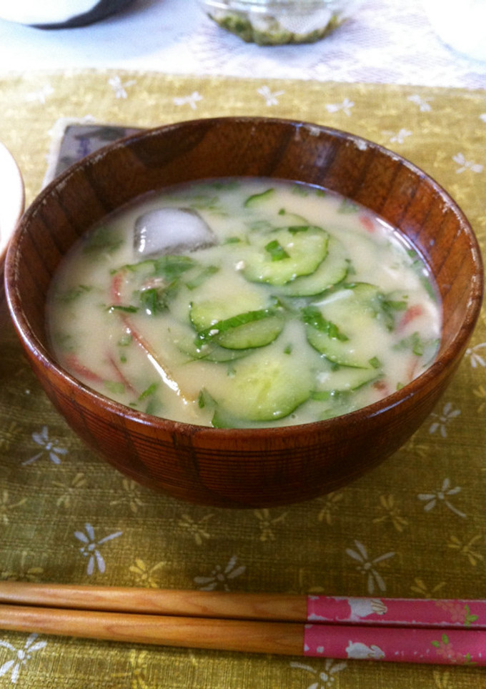 わが家の冷や汁-レシピのメイン写真