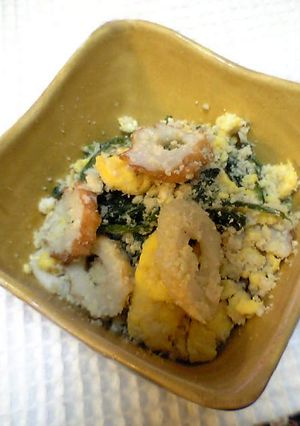 大葉にんにく醤油でおからのほうれん草和え-レシピのメイン写真