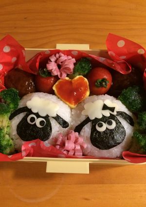 10分で完成！ひつじのショーン♡キャラ弁-レシピのメイン写真