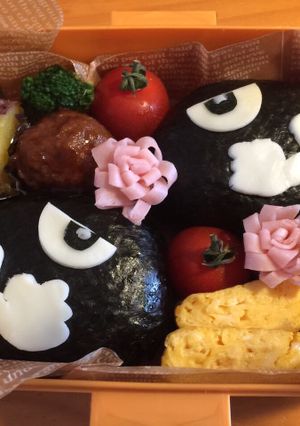 10分で完成！マリオ★キラー★キャラ弁-レシピのメイン写真