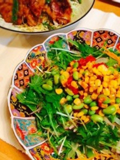 枝豆&とうもろこしのバター醤油味のサラダ-レシピのメイン写真
