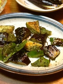茄子&ピーマン、オリーブオイル炒め-レシピのメイン写真