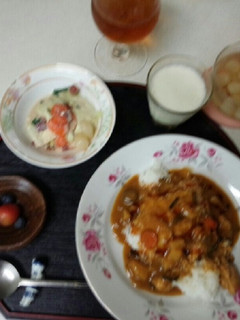 血管ダイエット食387(朝カレー)-レシピのメイン写真