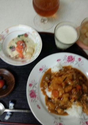 血管ダイエット食387（朝カレー）-レシピのメイン写真