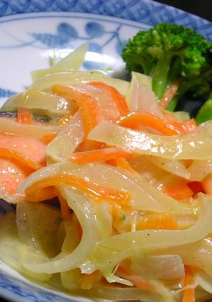 鮭のマヨ野菜がけ(￣m￣* )-レシピのメイン写真