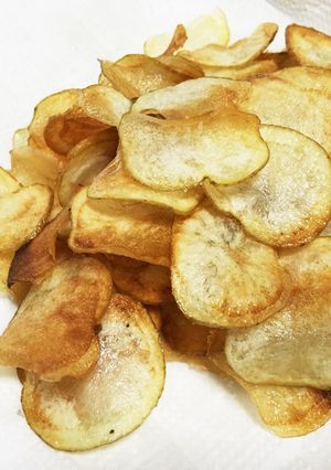 ココナッツオイルでポテトチップス-レシピのメイン写真