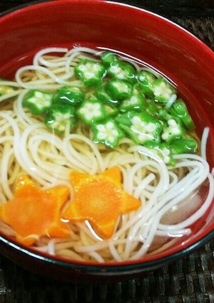 七夕に☆天の川そうめん.+*:ﾟ+｡.☆-レシピのメイン写真