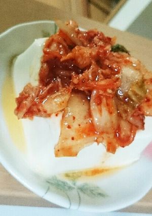 超簡単！韓国風冷奴。おつまみにも最適！-レシピのメイン写真