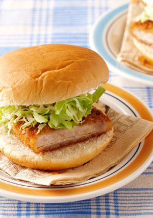 ボリューム満点！ロースとんかつバーガー-レシピのメイン写真