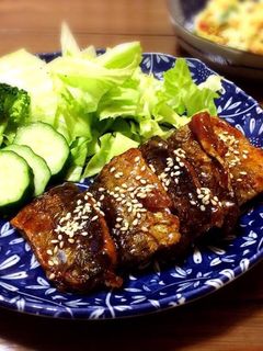 甘め給食風♡さんまの蒲焼き♪-レシピのメイン写真